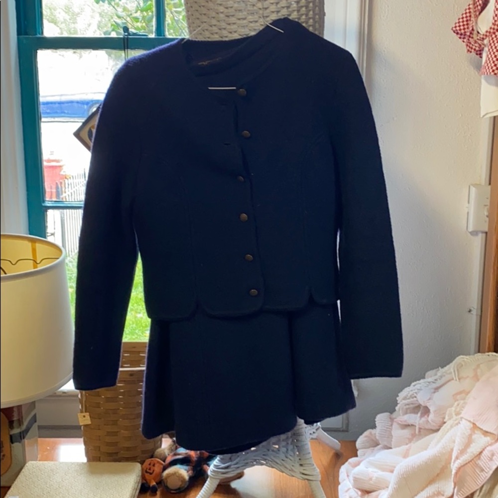 2 piece wool suit